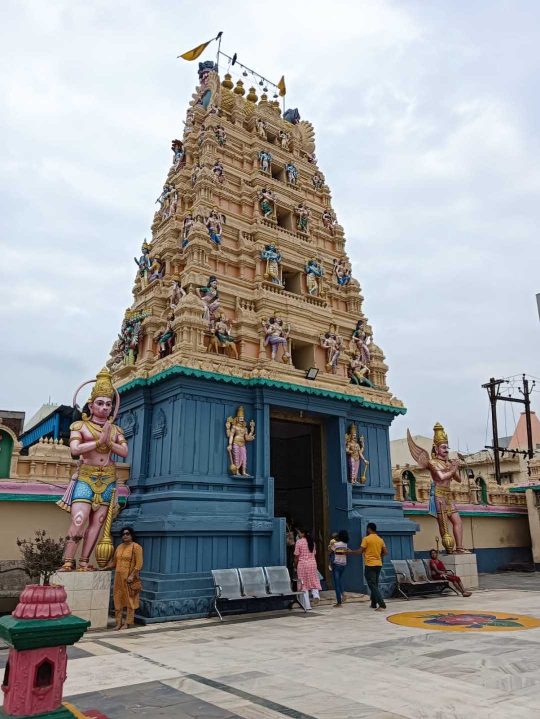 front gate view balaji temple 