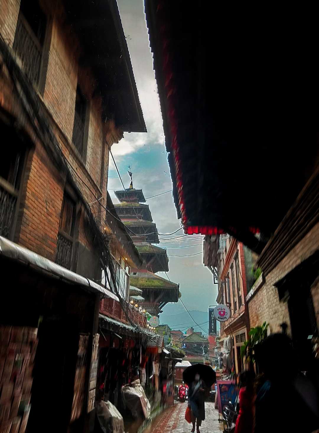 Street towards Nyaptol Temple