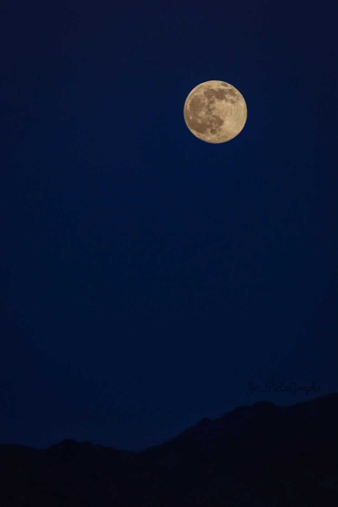 Full Moon with landscape