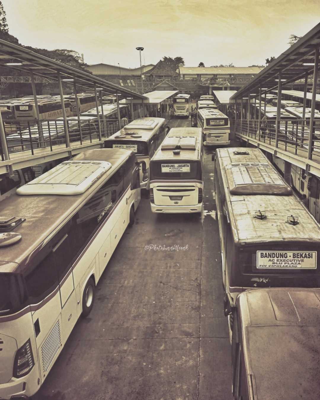 Terminal Leuwi Panjang - Vintage Photography