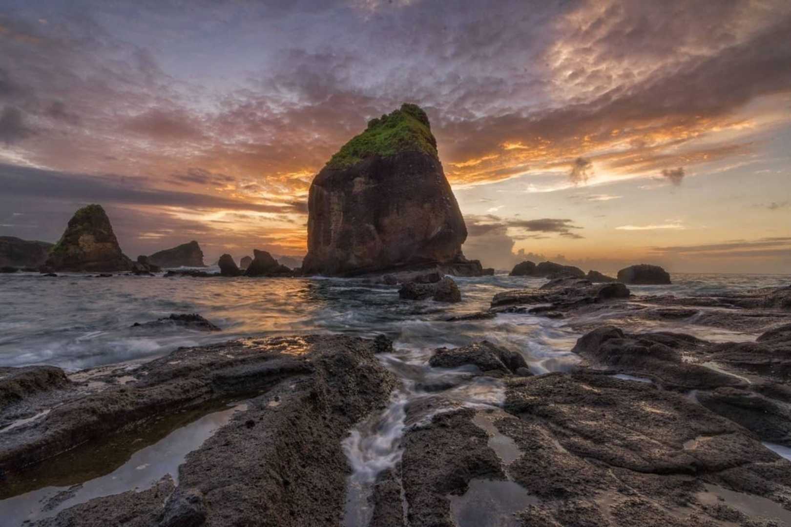 Sunrise Papuma Beach