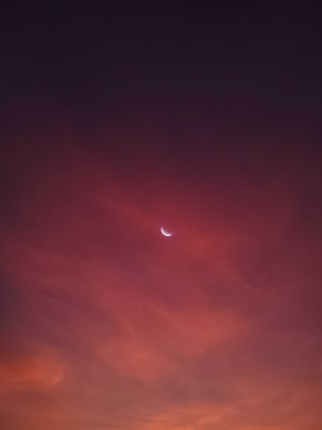 look at the moon