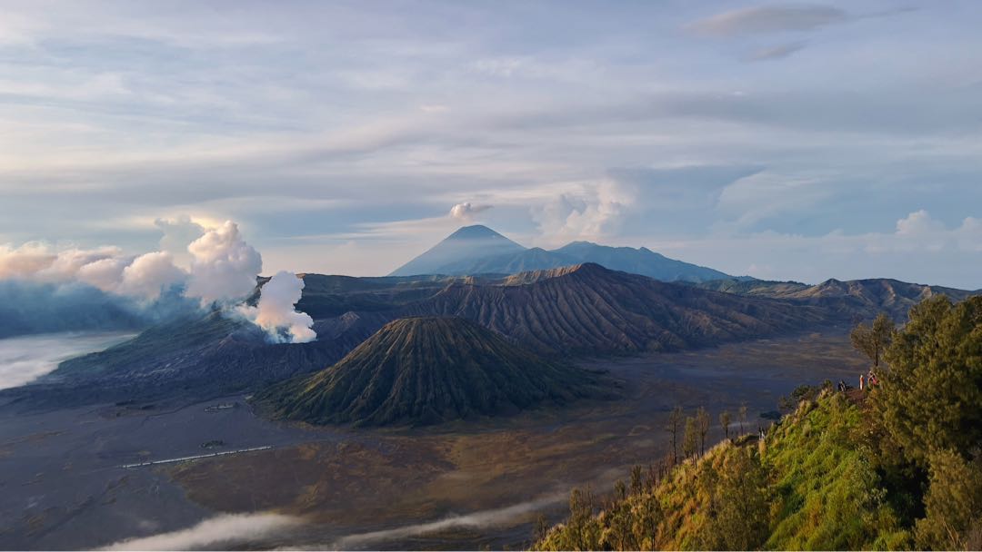 The beauty of Bromo view after dawn