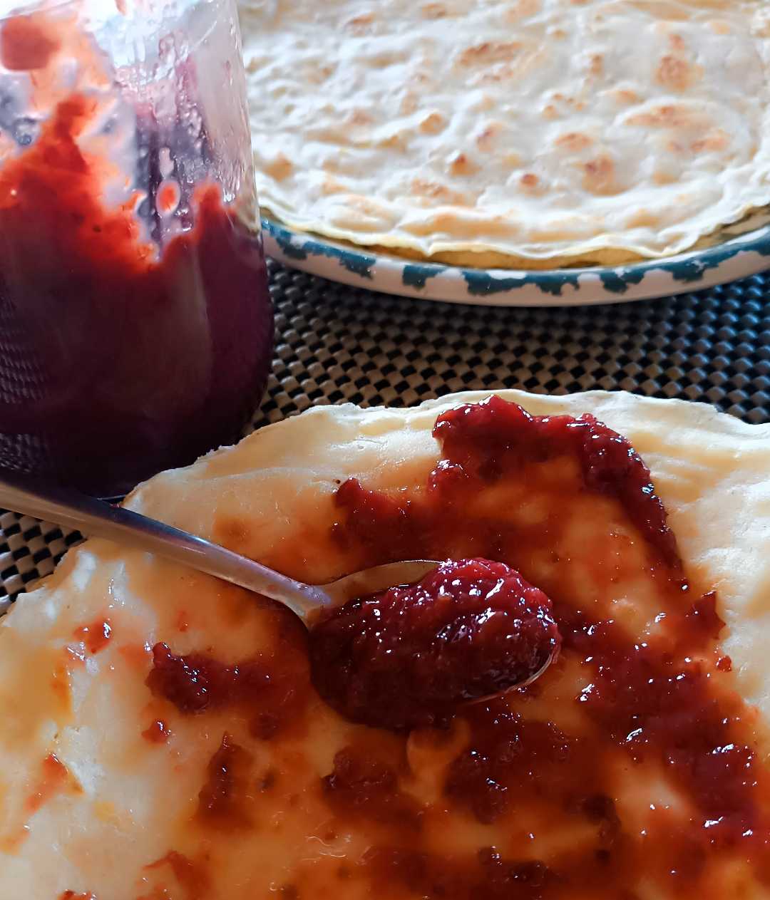 Homemade pancakes