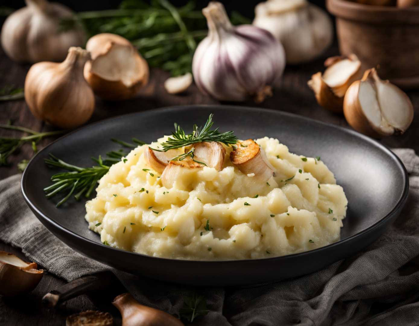Roast Garlic Mashed Potatoes 🧄🥔