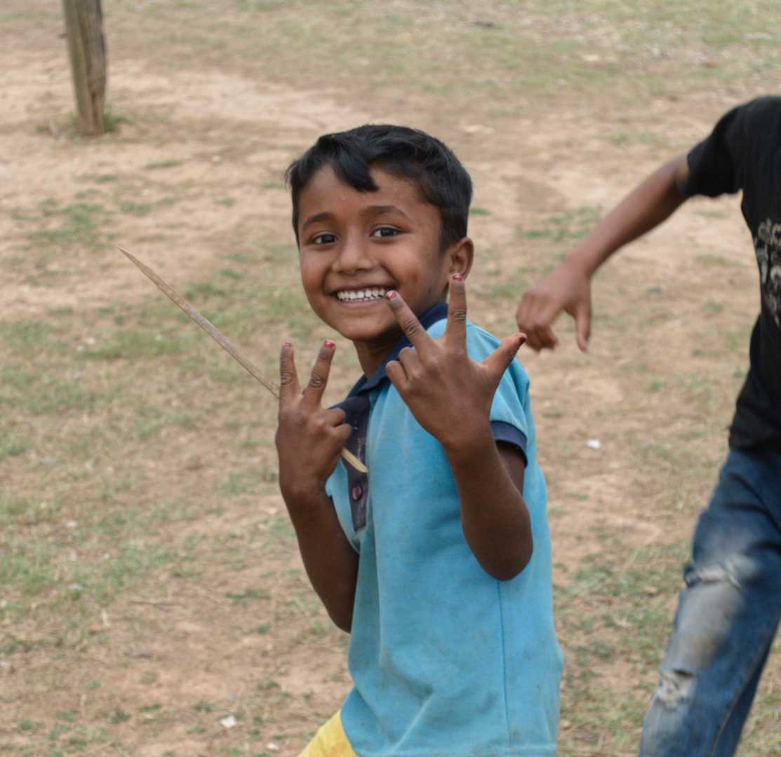 The happy kid 