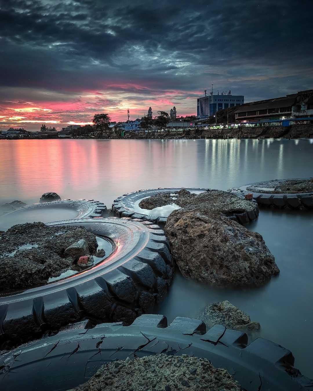 Sunset di Ban-ban Ruko Bandar