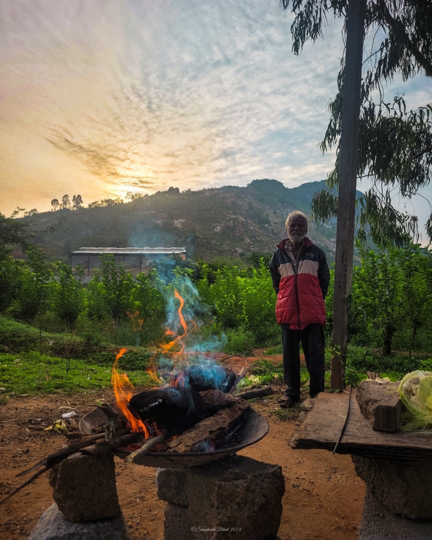 Grilling Corn on the foothills