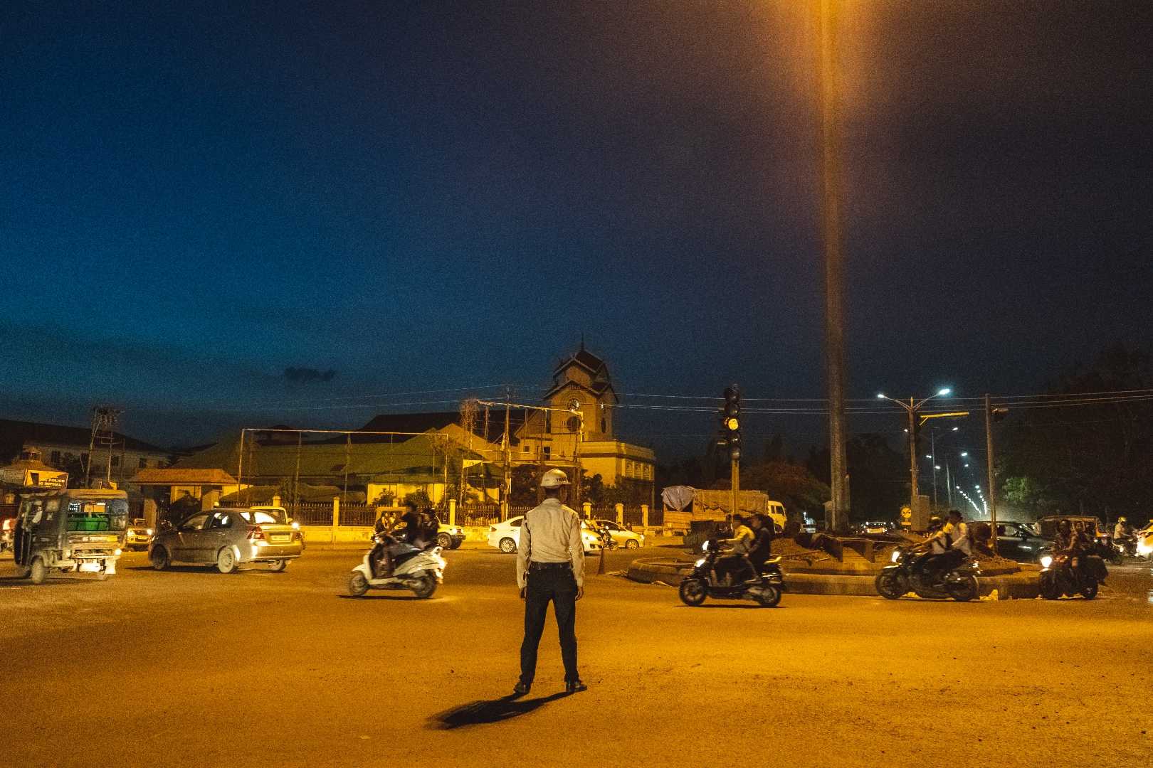 Imphal at night 