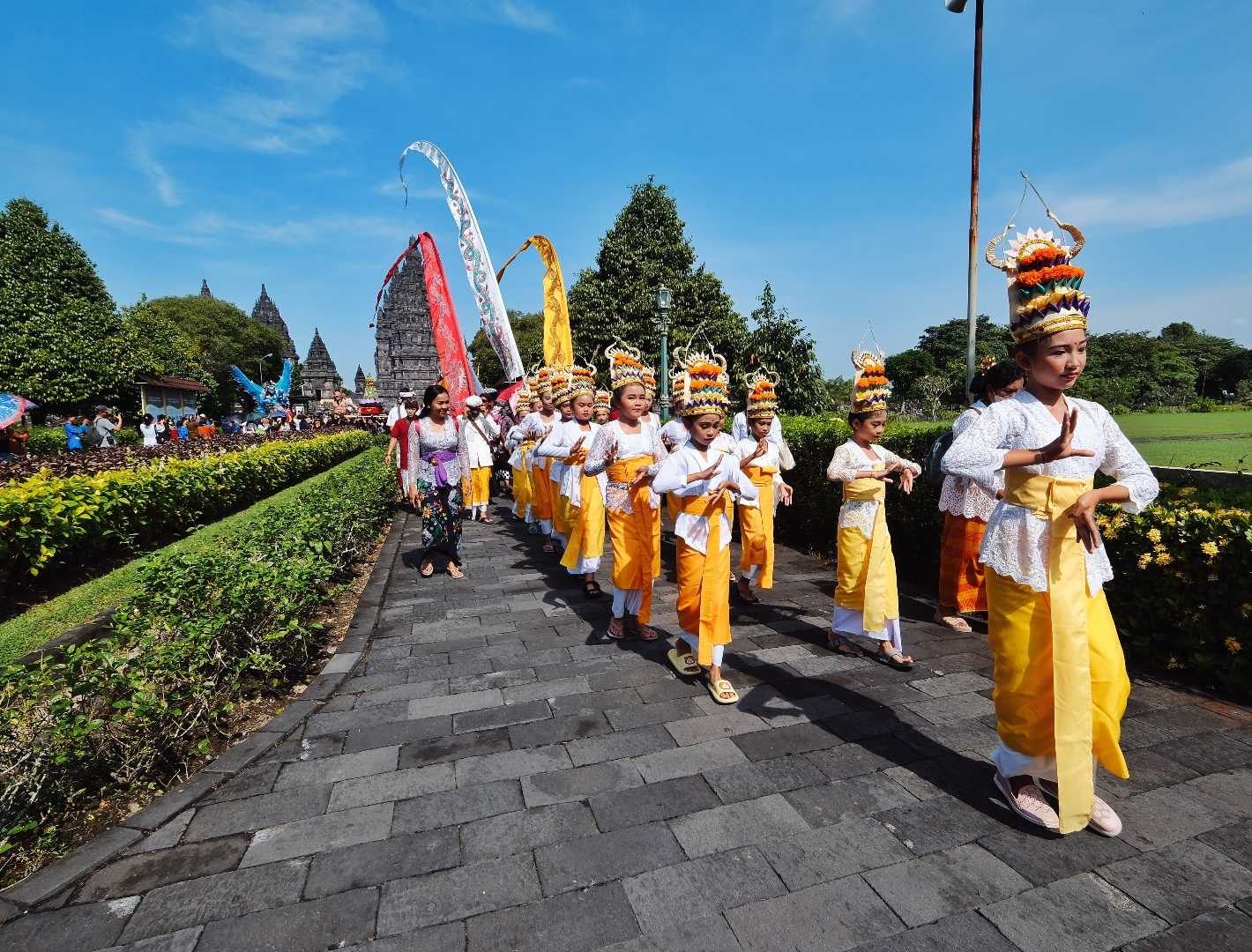 Tawur Agung Ceremony 2023 at Prambanan Temple Yogyakarta, In