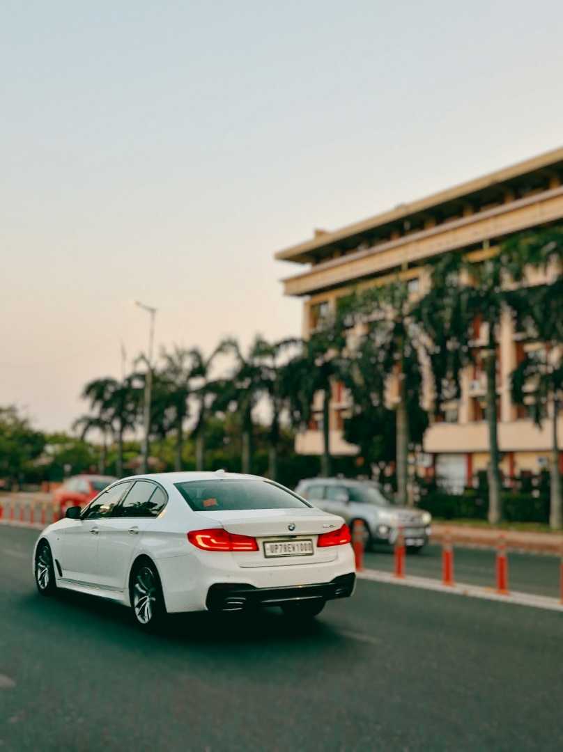 white car