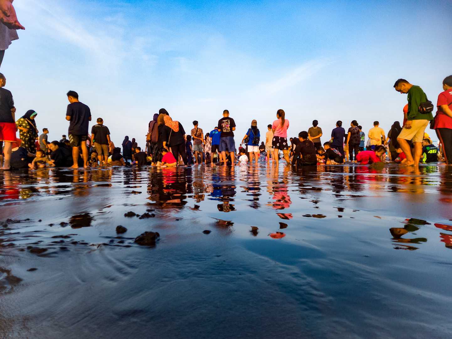 Laut pantai Pangandaran 