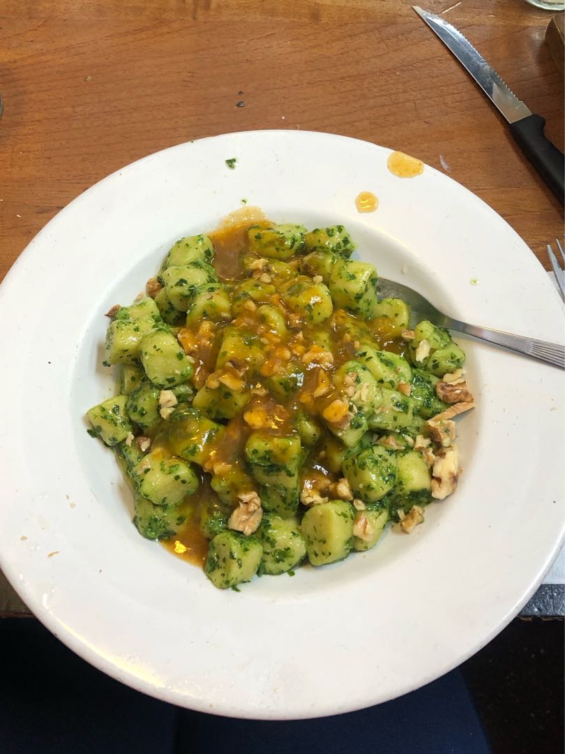 ñoquis al pesto 
