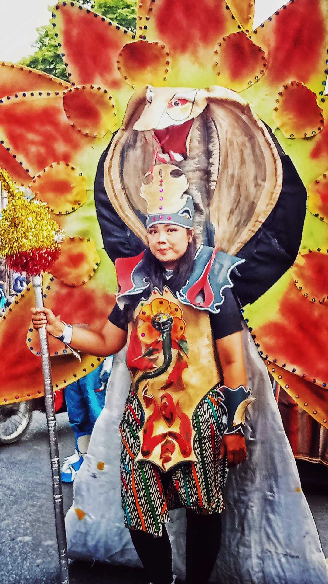 Recycled Carnival Costume 