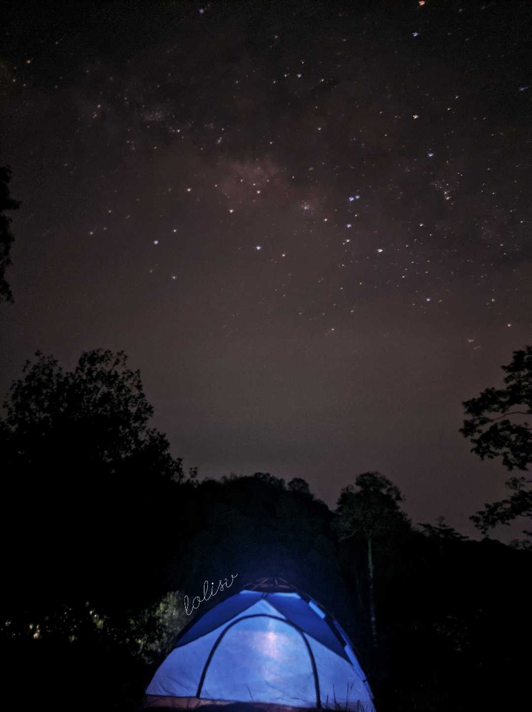 In the sky full of stars.