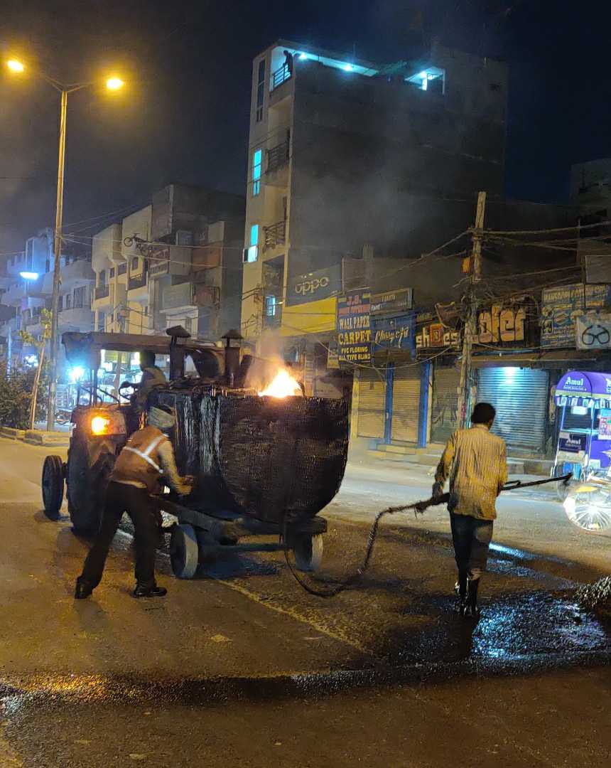 Road construction