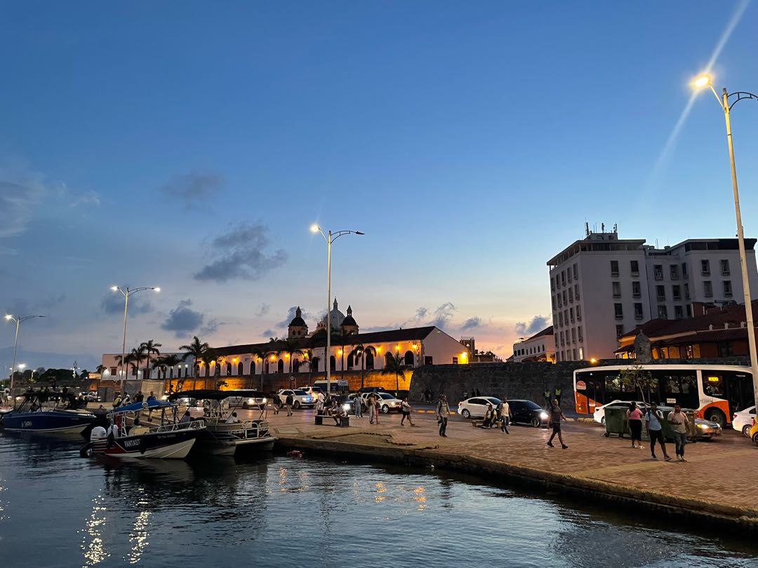 Muelle de los Pegasos, Cartagena de Indias, Colombia.