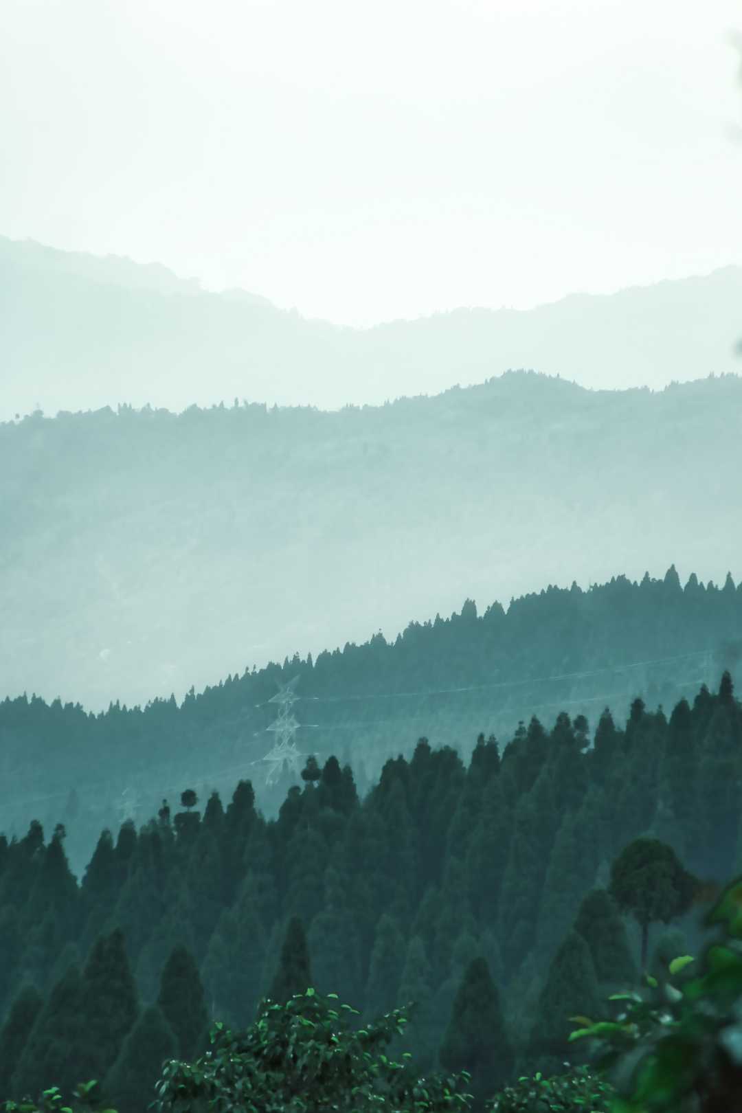 Layers of mountains