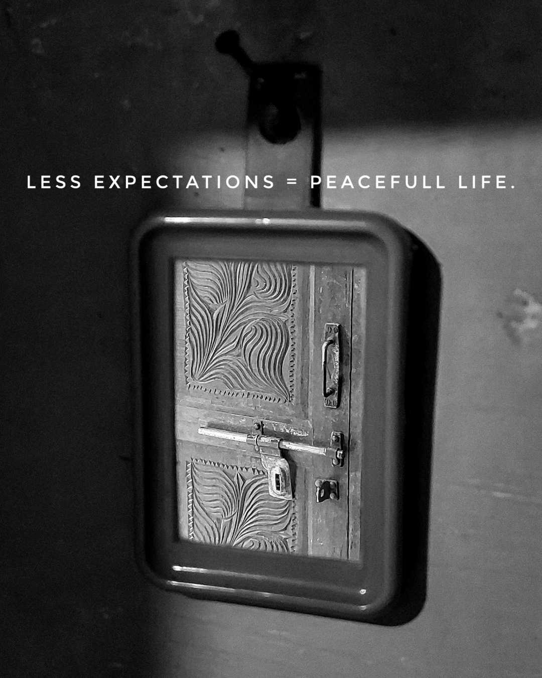 Less Expectations= Peaceful life