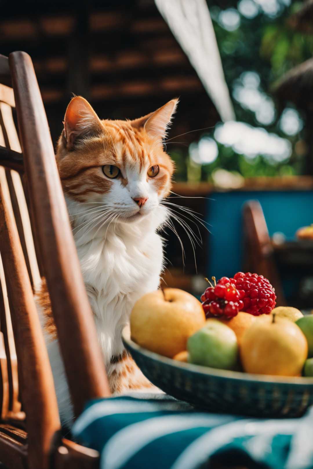 😾 : "This is not my food" 🍊🍒🍐