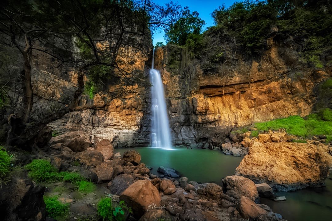 Curug Cimarinjung musim Kemarau