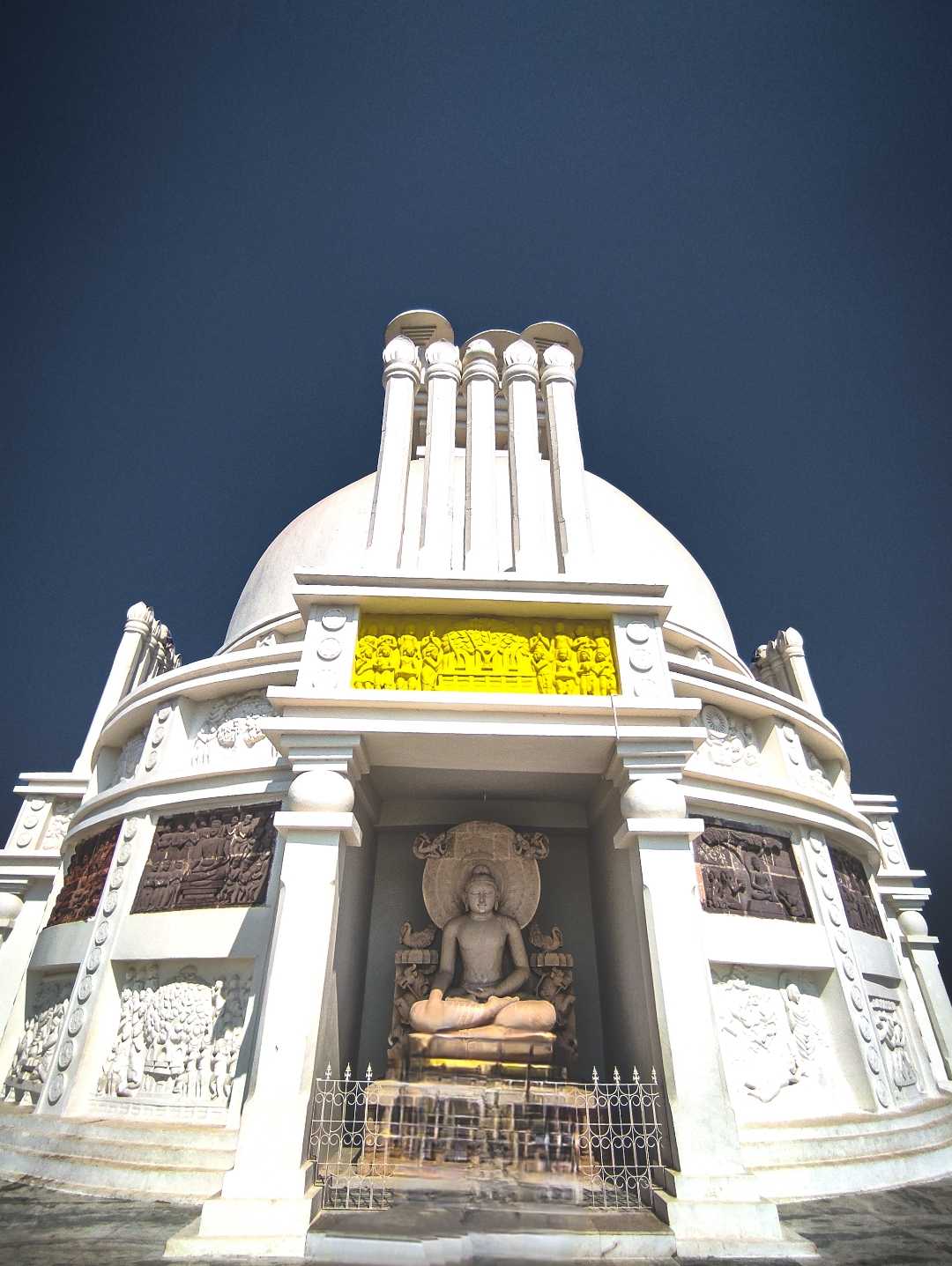 Dhauli Shanti stupa in Odisha