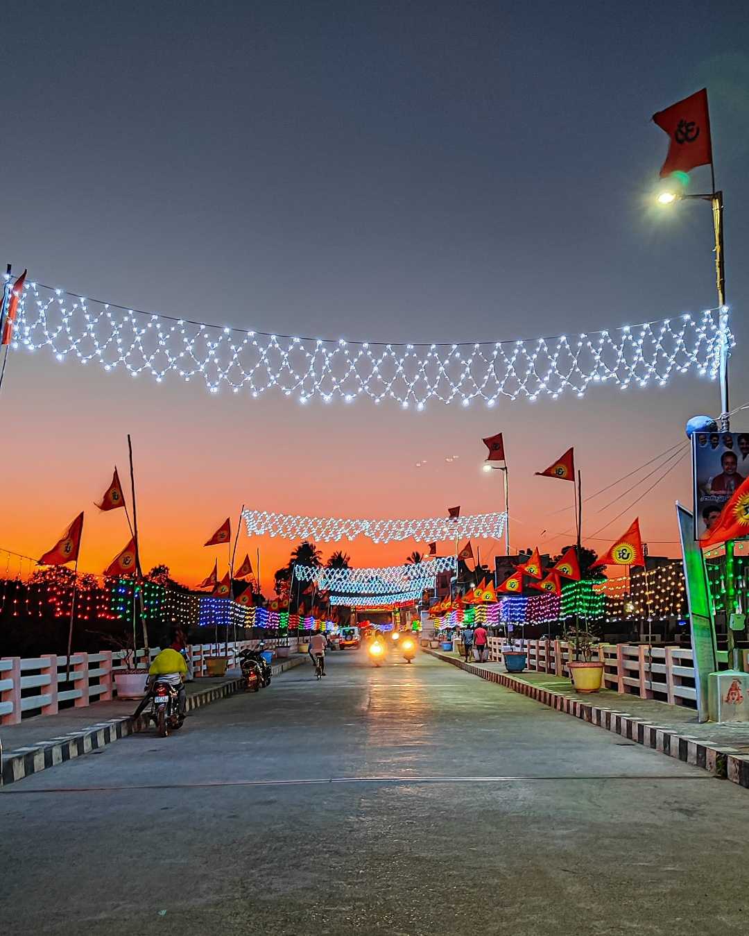 colourful view on Bridge