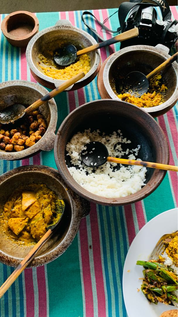 Rice curries in Srilanka