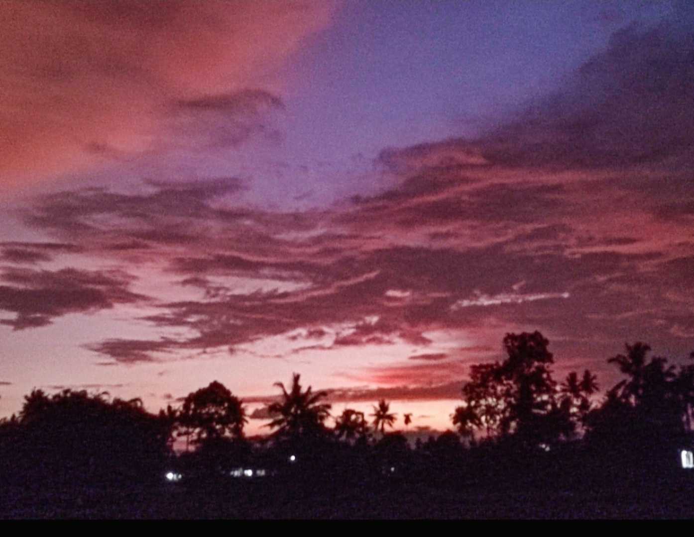 Langit Jingga kala Senja