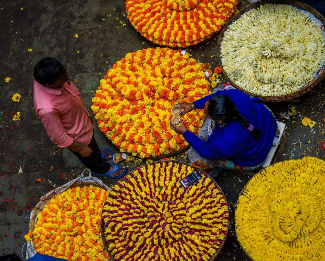 Colourful Patterns at KR Market