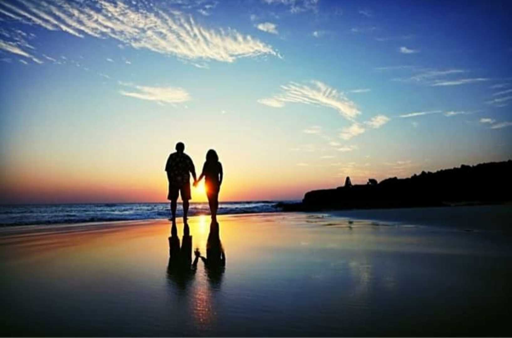 Sunset At Semua Beach