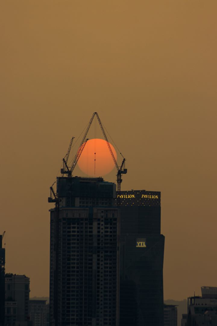 At day end…