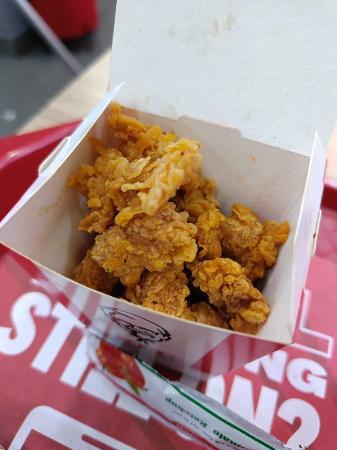KFC crispy chicken small bucket 🍗