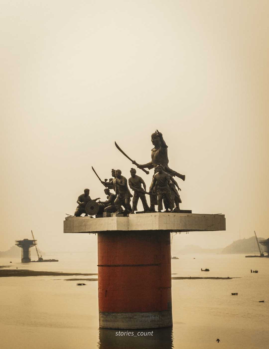 STATUE OF BIR LACHIT BORPHUKAN AND HIS WARRIORS
