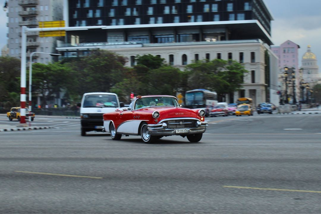 Moving fast through #Havana 🚗 