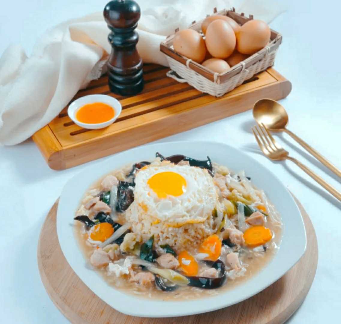 paket nasi siram ayam