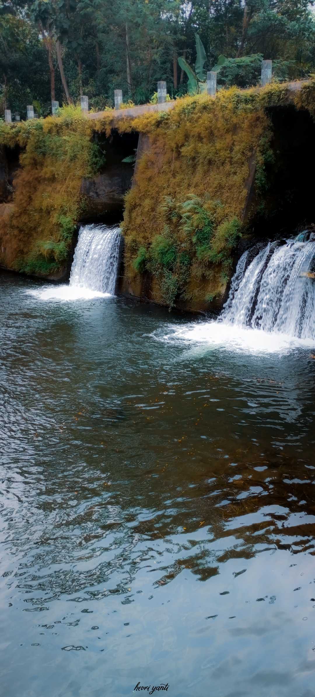 View of Kali Kuning River Sleman Yogyakarta