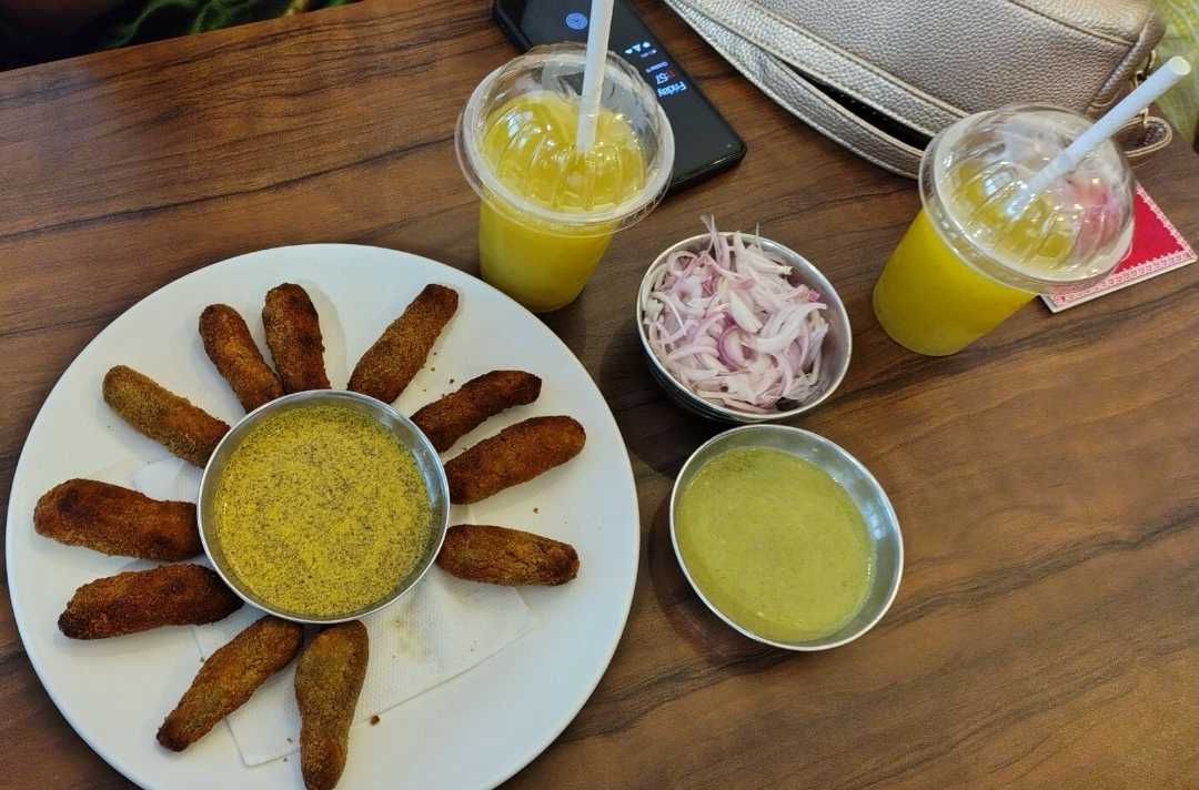 Fish Fingers with Aam Panna