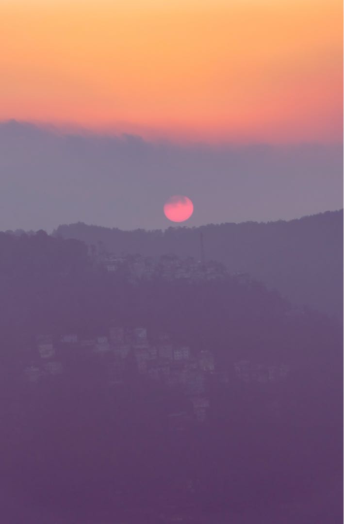 Sunset in Shimla