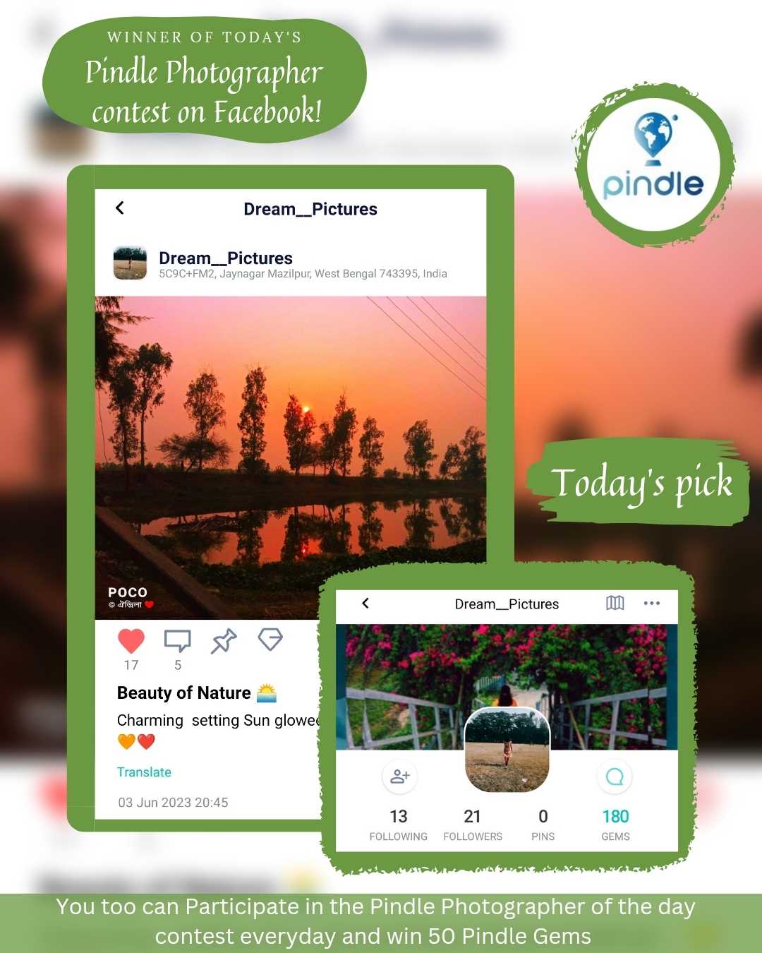 Pindle Today's pick 