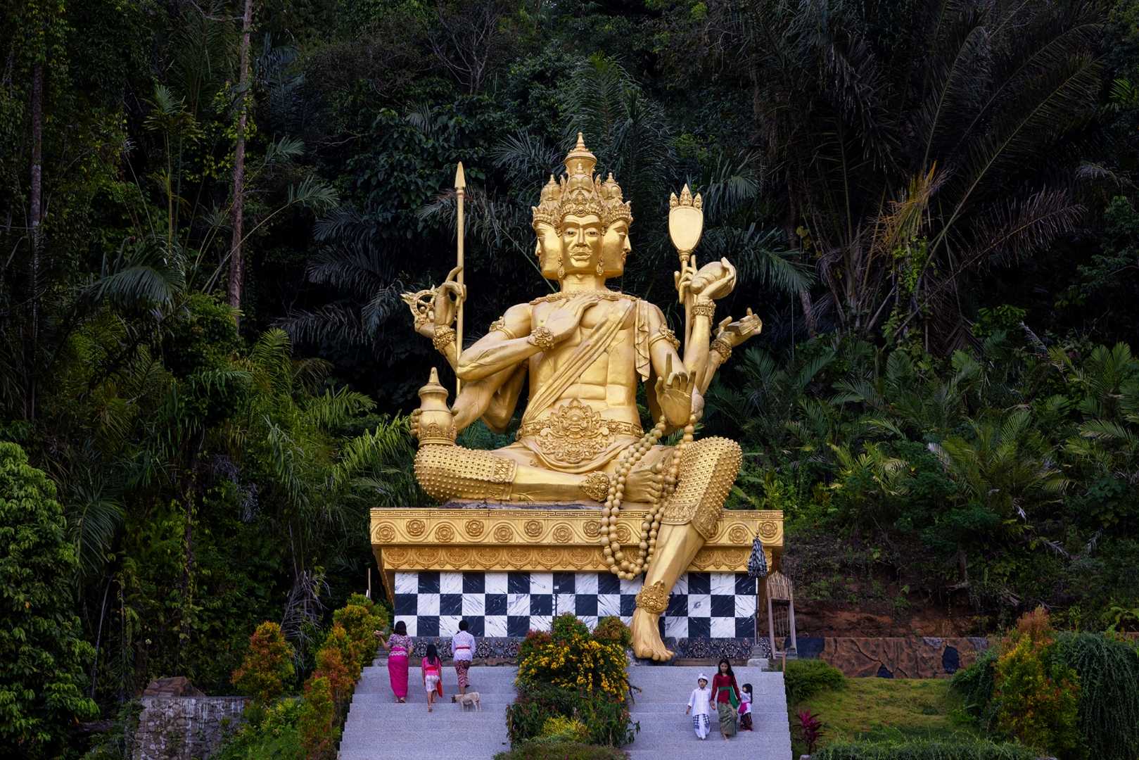 The Giant Statue of Lord Brahma