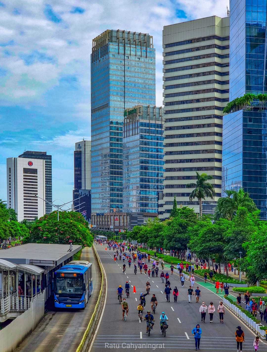 CAR FREE DAY SUDIRMAN, JAKARTA