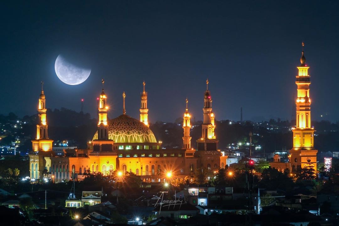 gerhana bulan di Samarinda