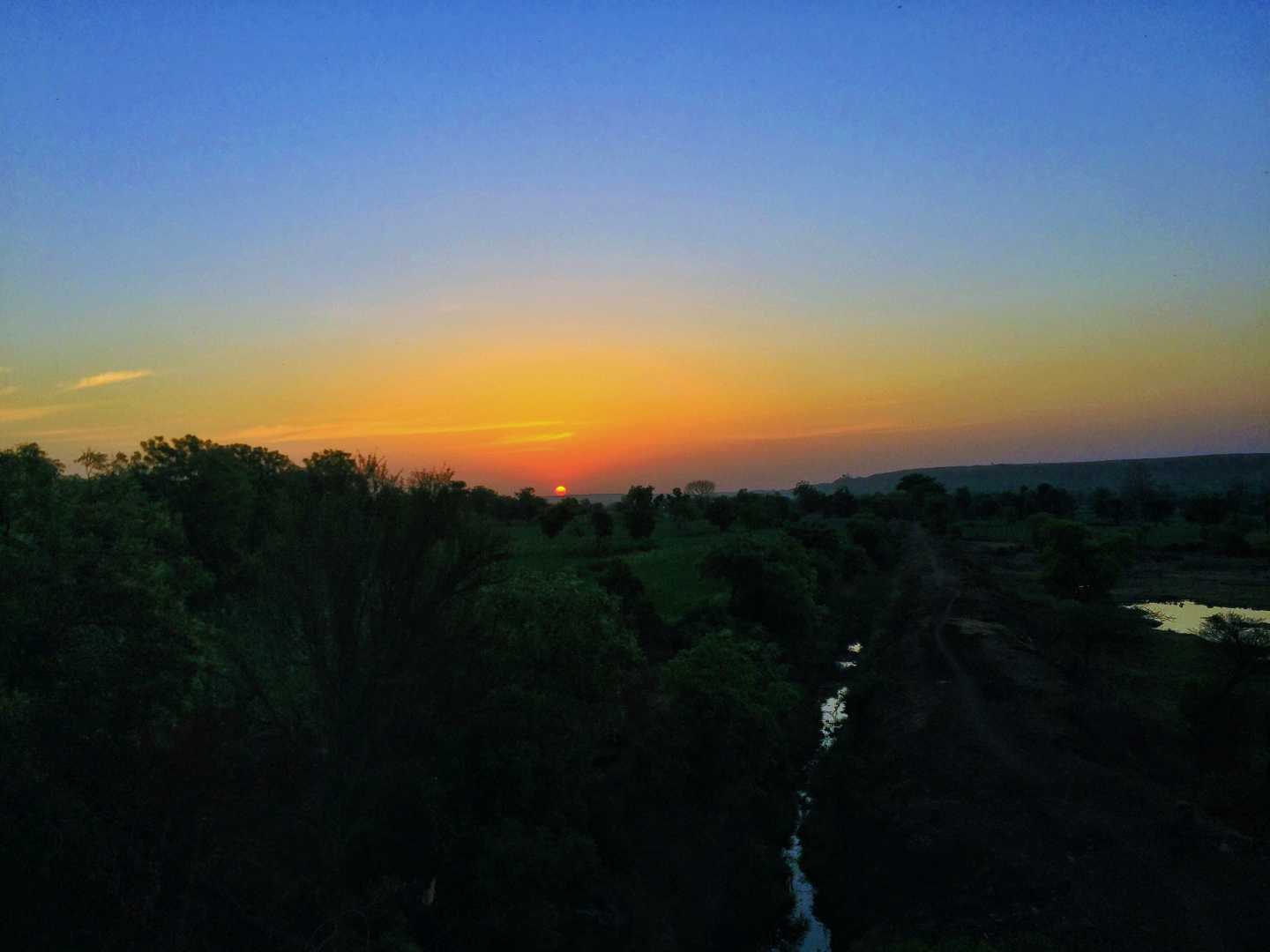 morning view in my village 😍 sunrise 