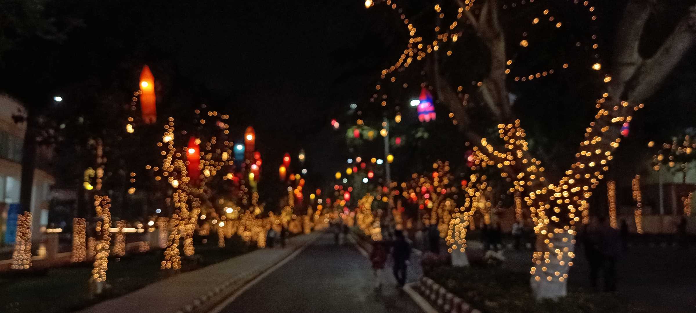 light decorations at kalinga stadium