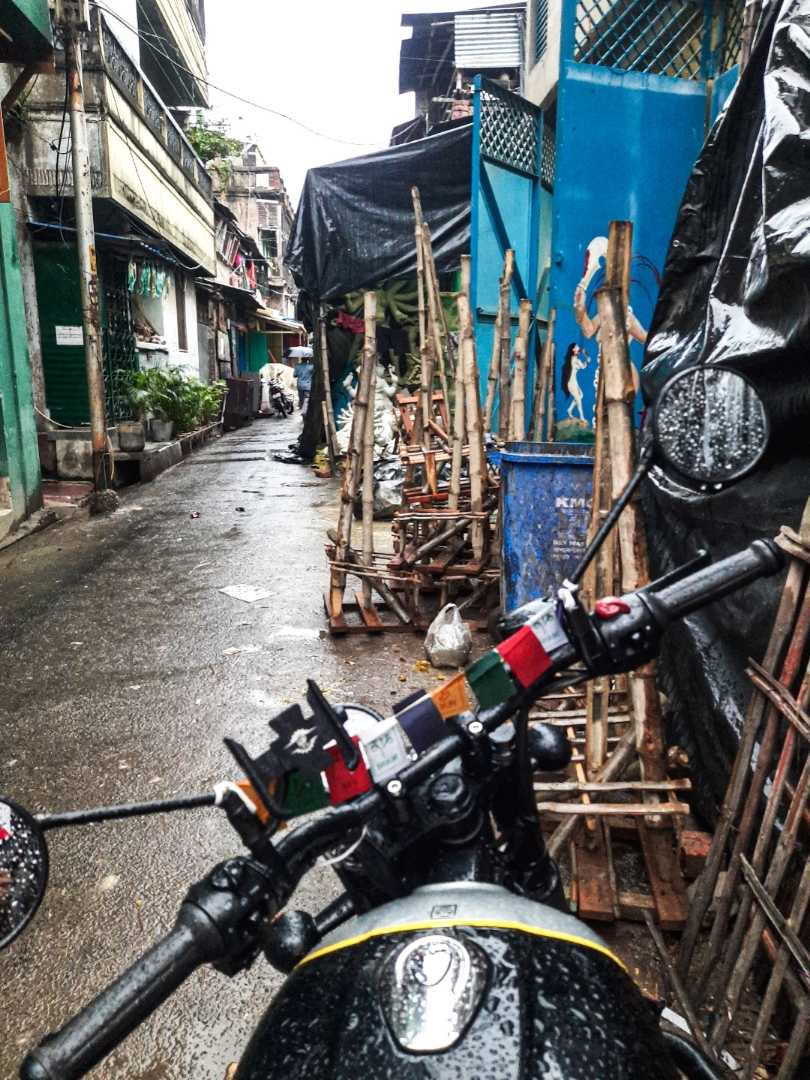 Rain day in kumartuli