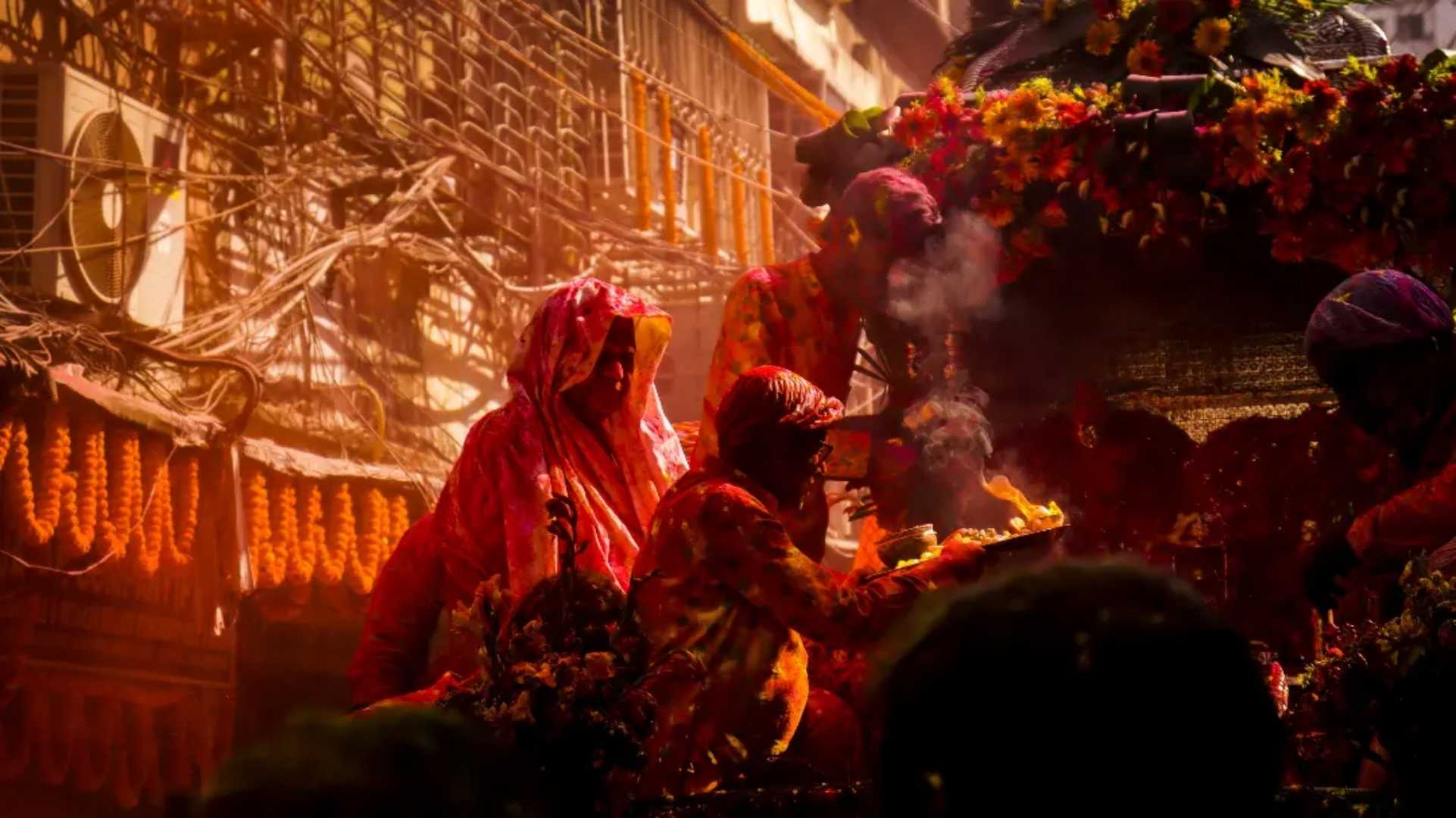 Holi celebration in barrabazar 