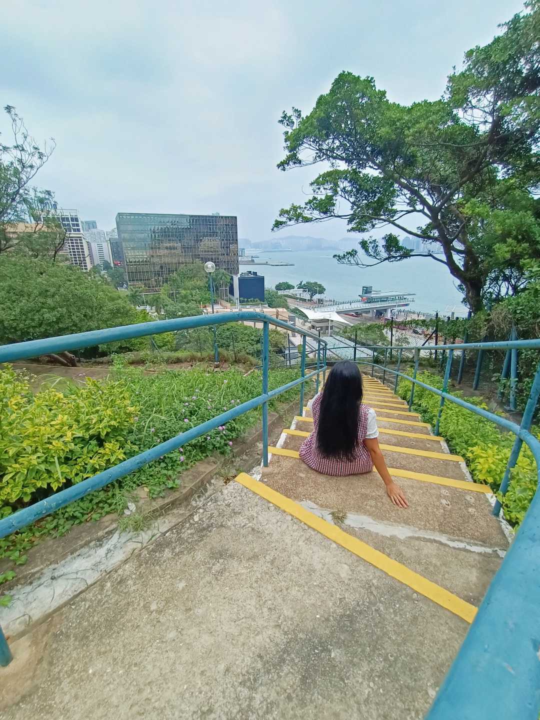 view of Victoria Harbor from above SHG