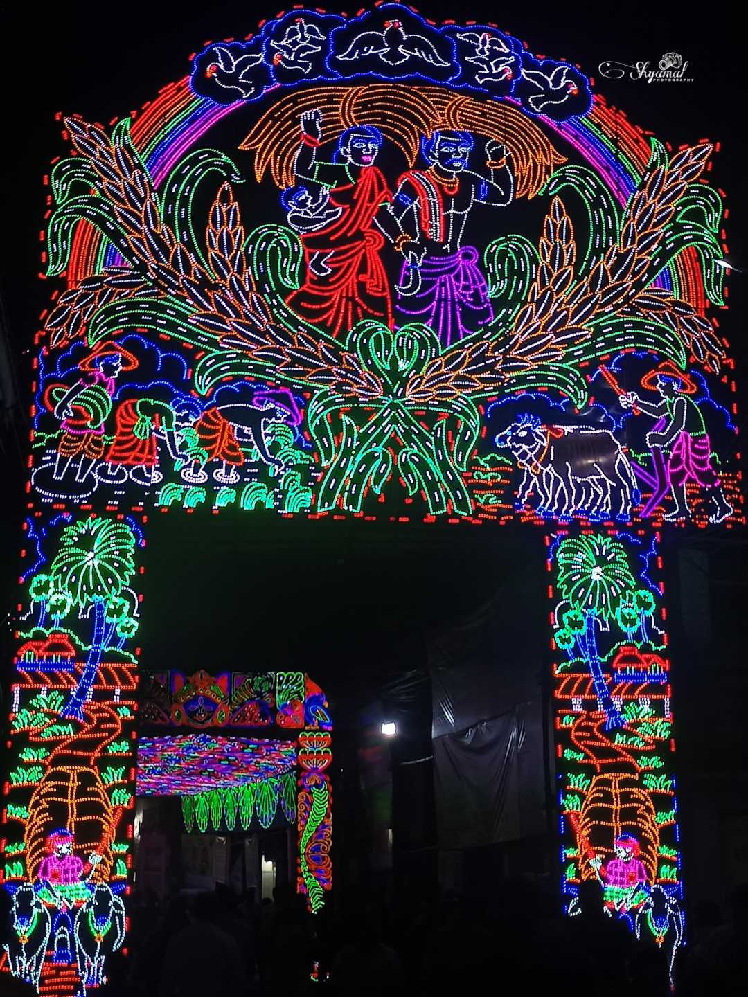 Durga Puja Lighting 😍