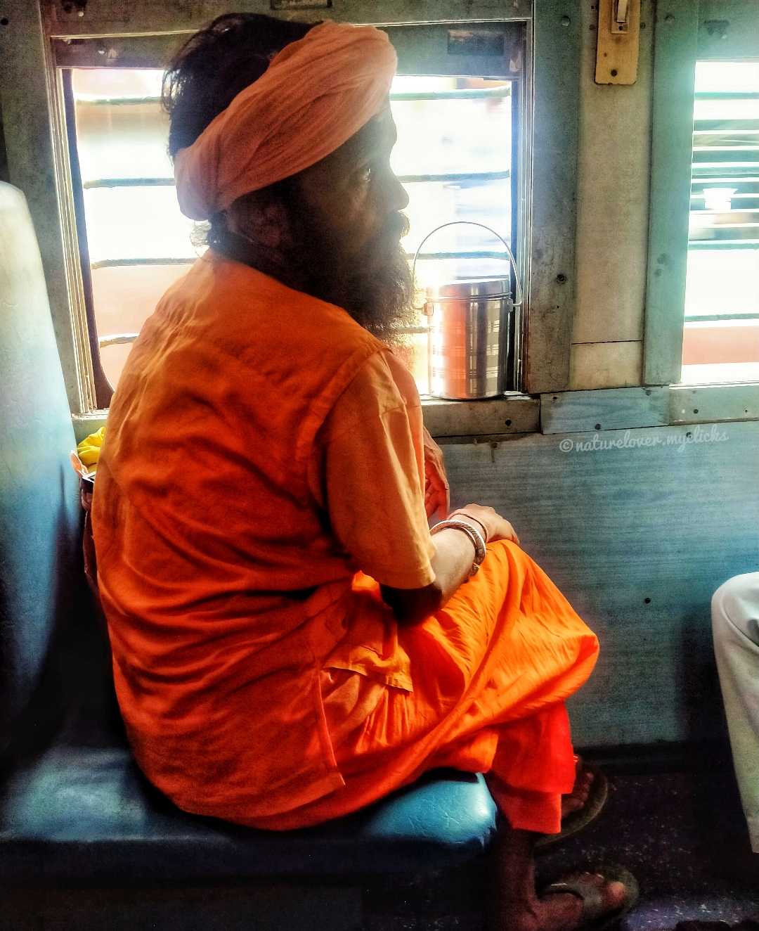 Local People in Train